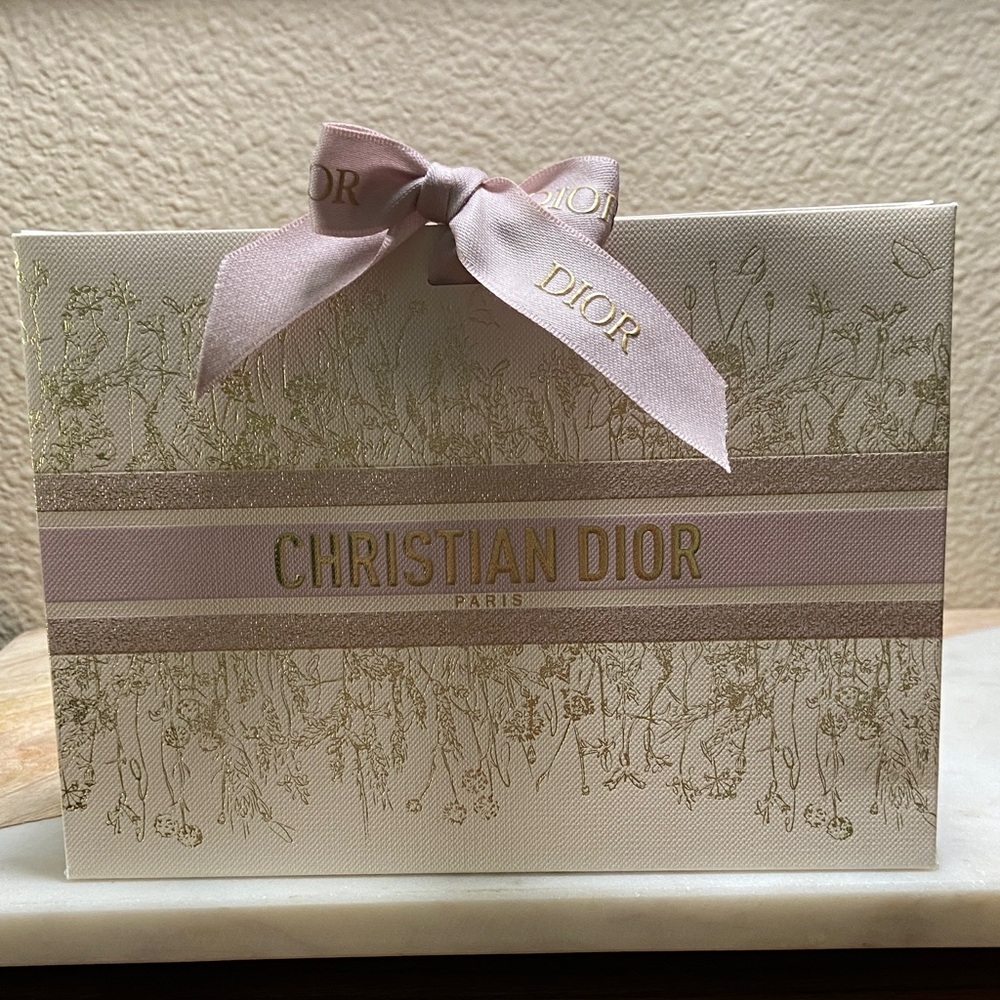 New! Christian Dior Gift Bag with Pink Ribbon Limited Edition